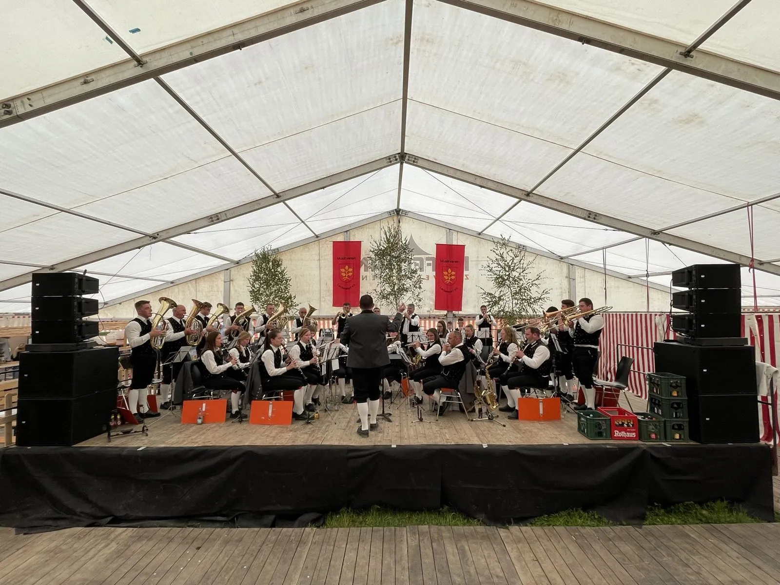 Konzert im Festzelt